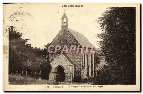 Cartes postales Cancale La Chapelle Notre Dame du Verger