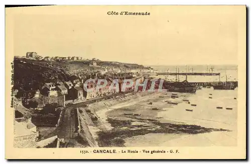 Cartes postales Cancale La Houle Vue generale