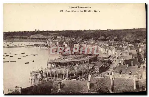 Ansichtskarte AK Cancale La Houle Bateaux