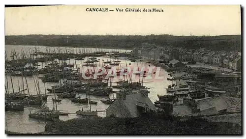 Ansichtskarte AK Cancale Vue Generale de la Houle Bateaux