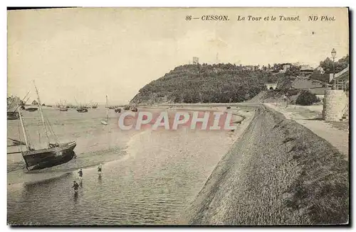 Cartes postales Cesson La Tour et le Tunnel Bateau