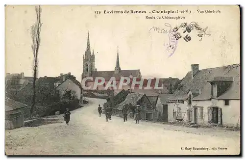 Ansichtskarte AK Environs de Rennes Chantepie Vue Generale