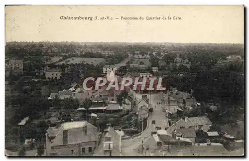 Cartes postales Chateaubourg Panorama du Quartier de la Gare