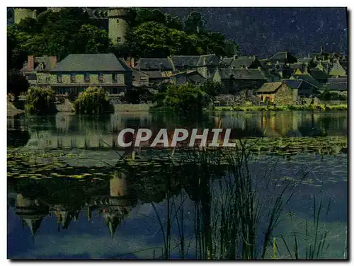 Cartes postales moderne Combourg Le Chateau Et l Etang