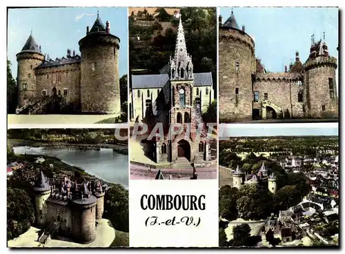 Cartes postales moderne Combourg Chateau