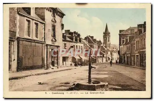 Cartes postales Combourg La grand rue