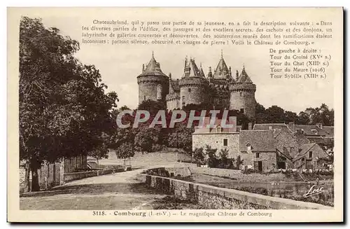 Cartes postales Combourg Le Chateau