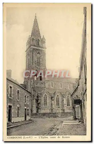 Cartes postales Combourg L Eglise Route de Rennes