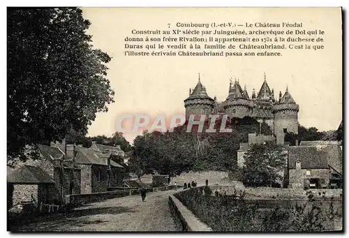 Cartes postales Combourg La Chateau Feodal