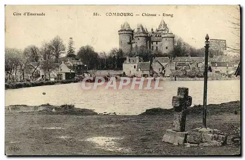 Cartes postales Combourg Le Chateau Etang