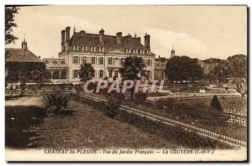 Ansichtskarte AK Chateau du Plessis Vue du Jardin Francais La Couyere