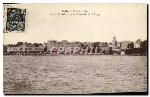 Cartes postales Dinard Vue d ensemble de la Plage