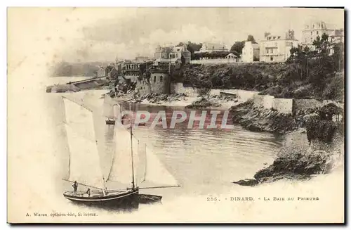 Ansichtskarte AK De Dinard La Baie Du Prieure Bateau