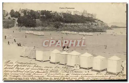 Cartes postales De Dinard La Plage et la Malouine