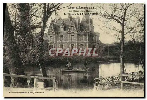 Cartes postales Le chateau de la Vicomte Bords de la Rance