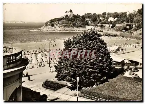 Cartes postales moderne Dinard Un Coin de la Plage et la Pointe de la Malouine