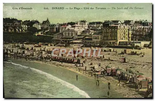 Cartes postales moderne Dinard La Plage Cote des Terrasses