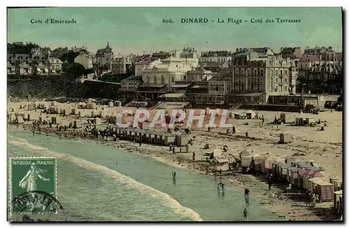 Cartes postales moderne Dinard La Plage Cote des Terrasses