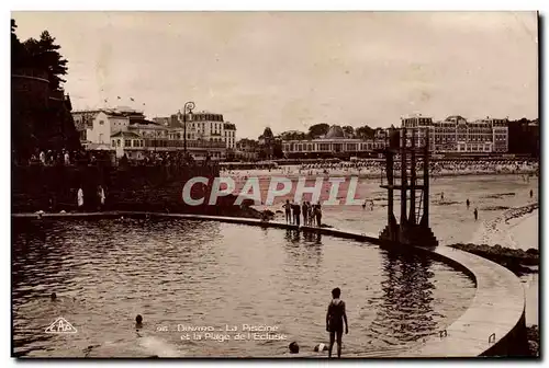 Cartes postales moderne Dinard La piscine et la plage de L Ecluse