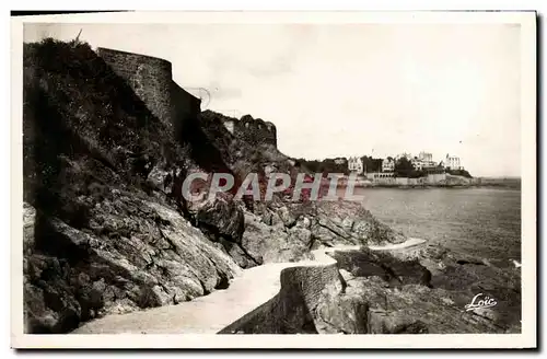 Cartes postales moderne Dinard Promenade du Moulinet Vue sur la Malouine