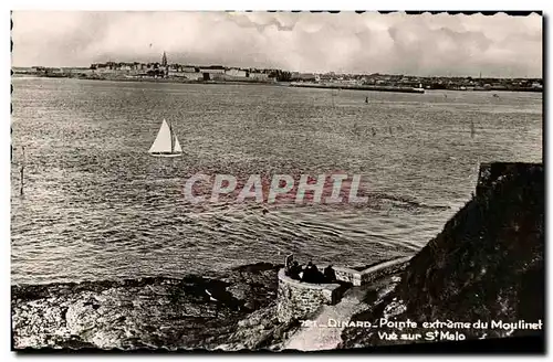 Cartes postales moderne Dinard Pointe extreme du Moulinet Vue sur St Malo