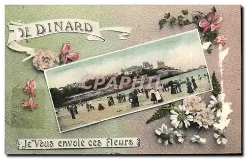 Cartes postales Dinard Je vous envoie des fleurs