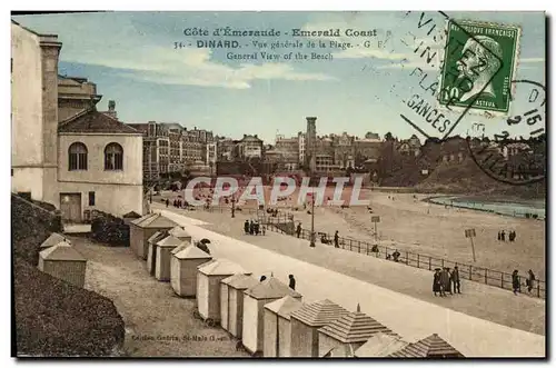 Cartes postales Dinard Vue Generale de la Plage