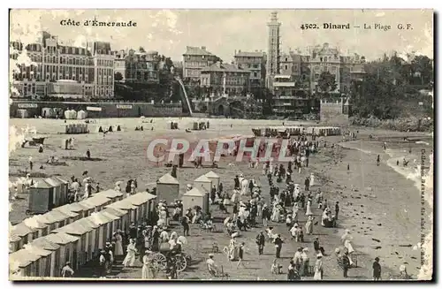 Cartes postales Dinard La Plage Publicite Thes en gros Gilbert Smith Maison Rouge Dinard