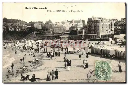 Cartes postales Dinard La Plage