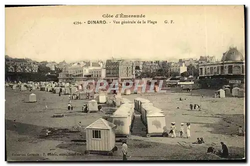 Cartes postales Dinard Vue Generale de la plage