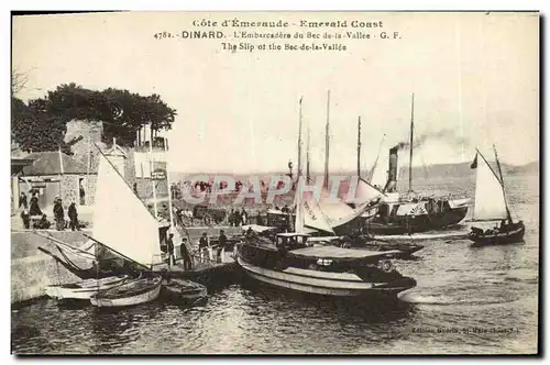 Ansichtskarte AK Dinard L embarcadere du bec de la vallee Bateaux