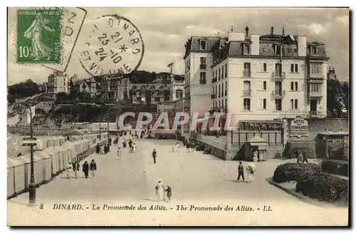 Ansichtskarte AK Dinard La Promenade des Allies