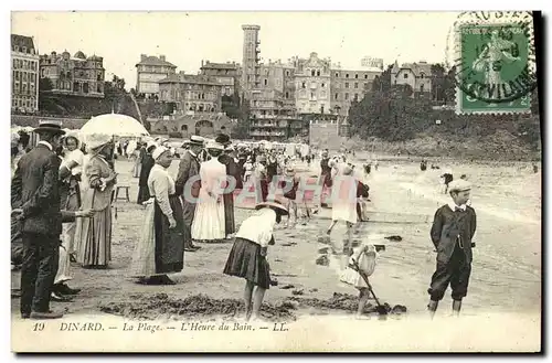 Ansichtskarte AK Dinard La Plage L heure du bain