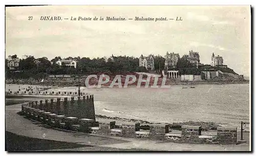 Cartes postales Dinard La Plage et la Malouine