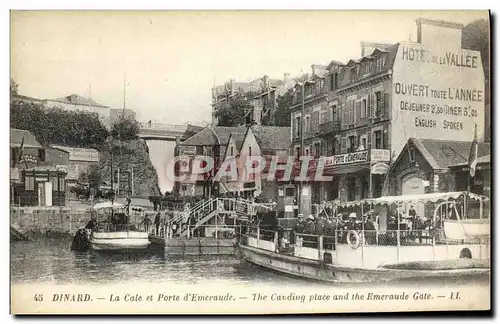 Cartes postales Dinard La Cote et Porte d Emeraude Bateau