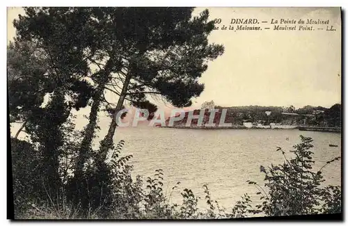 Cartes postales Dinard La Pointe du Moulinet Vued e al Malouine