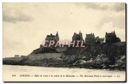 Ansichtskarte AK Dinard Effet de Lune a la Pointe de la Malouine