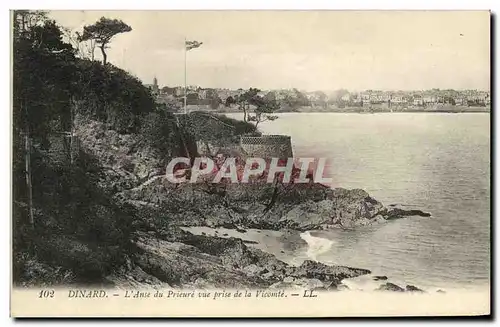 Ansichtskarte AK Dinard L Anse du Prieure Vue Prise de la Vicomte