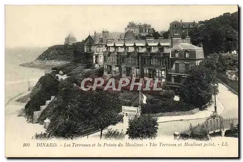 Cartes postales Dinard Lae Terrasses et la Pointe du Moulinet