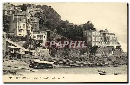 Cartes postales Dinard La Cale Des vedettes vertes