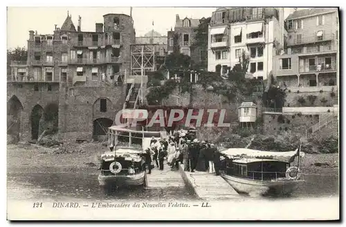 Cartes postales Dinard L Embarcadere des Nouvelles Vedettes Bateaux