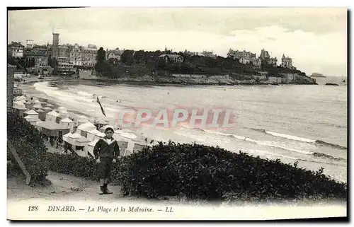 Cartes postales Dinard Plage et la Malouine Enfant