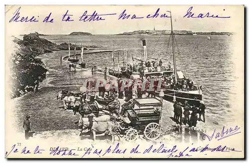 Cartes postales Dinard La Cote Bateau Caleches