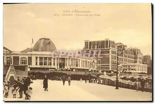 Ansichtskarte AK Dinard Promenade des Allies