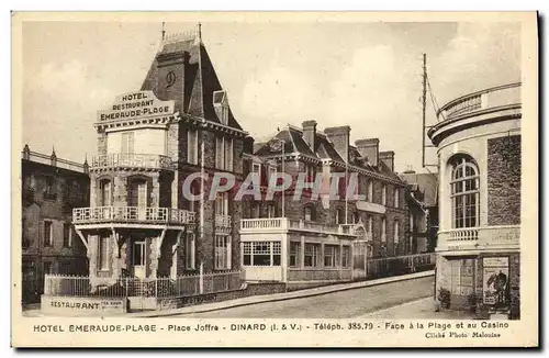 Cartes postales Dinard Place Joffre Face a la plage et au casino