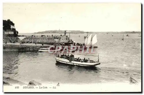 Cartes postales Dinard La Cale Bateau