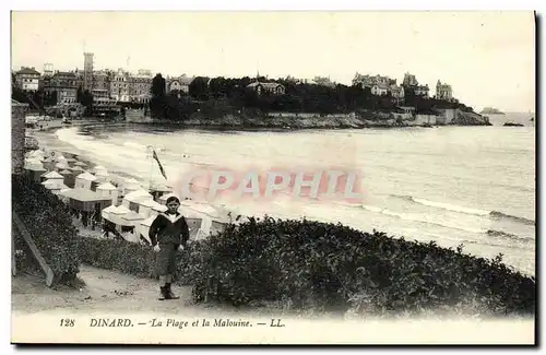 Cartes postales Dinard La Plage et la Malouine Enfant