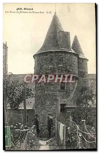 Ansichtskarte AK Dinard Les Tours du Chateau du Prince Noir