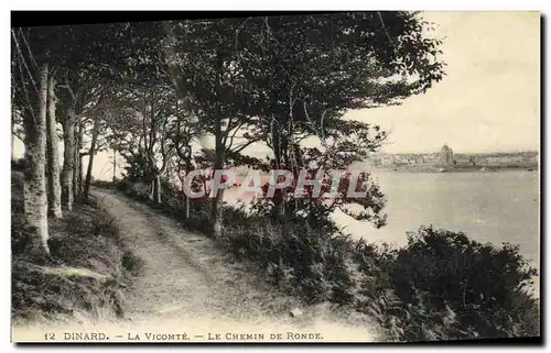 Ansichtskarte AK Dinard La Vicomte Le Chemin De Ronde