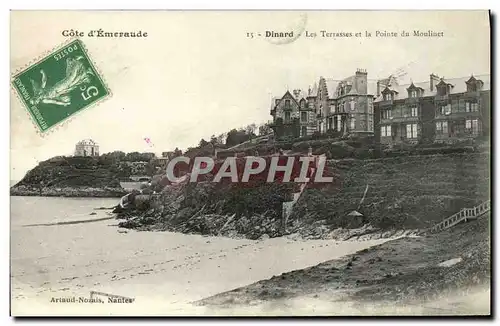 Cartes postales Dinard Les Terrasses et la Pointe du Moulinet